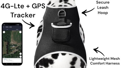 GPRS GSM Portable Dog GPS Tracking System Waterproof Mini Pet Tracker Size:L